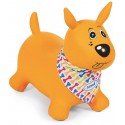 Perro saltarín amarillo